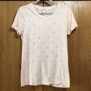Old Navy Metallic Print Tee, Medium Tall
